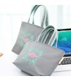 Sunveno - Insulated Lunch Bag - Embroidery Grey